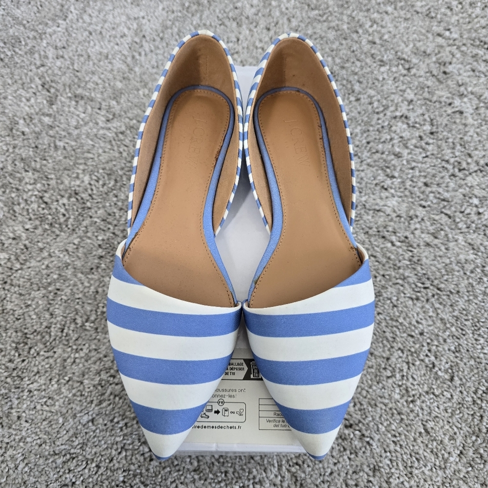 JCREW Size 6 Stripped flats